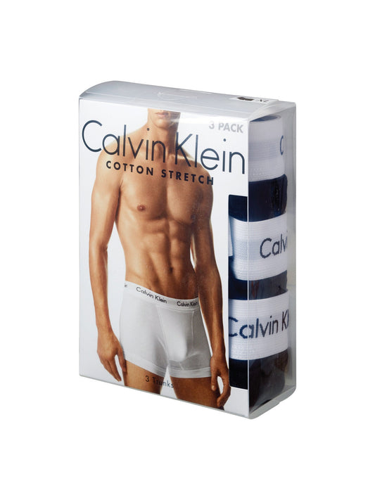 Low Rise 3 Pack Cotton Stretch Blue