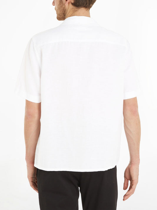 Linen Cotton Cuban Pocket Shirt